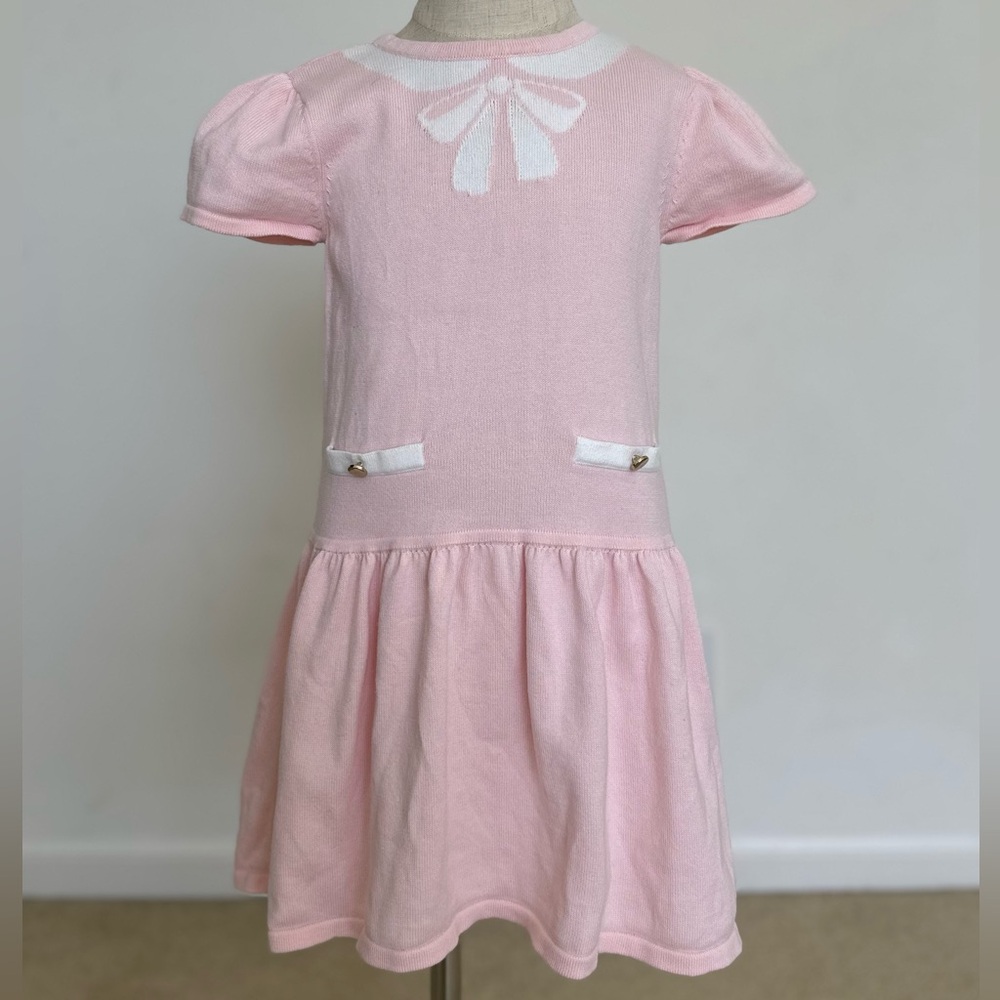 Pink sweater Dress with Bow Detail hope and Henry